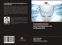 Cover Considérations psychologiques en orthodontie