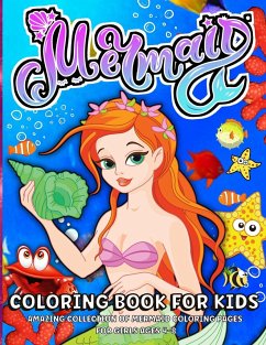 Mermaid Coloring Book for Girls Ages 4-8 - Cashien Barry, Margaret