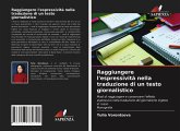 Raggiungere l'espressività nella traduzione di un testo giornalistico