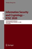 Information Security and Cryptology - ICISC 2020 (eBook, PDF)