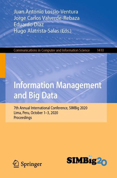 Information Management and Big Data (eBook, PDF) Information Management and Big Data (eBook, PDF)