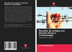 Recolha de artigos em Direito Penal e Criminologia - BABAKHANI, Erfan