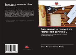 Cover Concernant le concept de 
