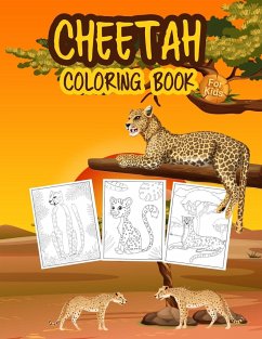 Cheetah Coloring Book for Kids - Tonpublish