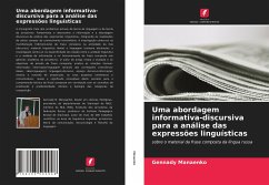 Uma abordagem informativa-discursiva para a análise das expressões linguísticas - Manaenko, Gennady