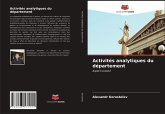 Activités analytiques du département