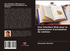 Une interface Web pour le gestionnaire d'annotation de contenu - Menduni, Alessandro