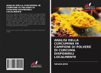 ANALISI DELLA CURCUMINA IN CAMPIONI DI POLVERE DI CURCUMA DISPONIBILI LOCALMENTE