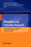 Metadata and Semantic Research (eBook, PDF)