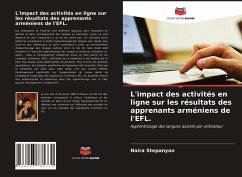 L'impact des activités en ligne sur les résultats des apprenants arméniens de l'EFL. - Stepanyan, Naira