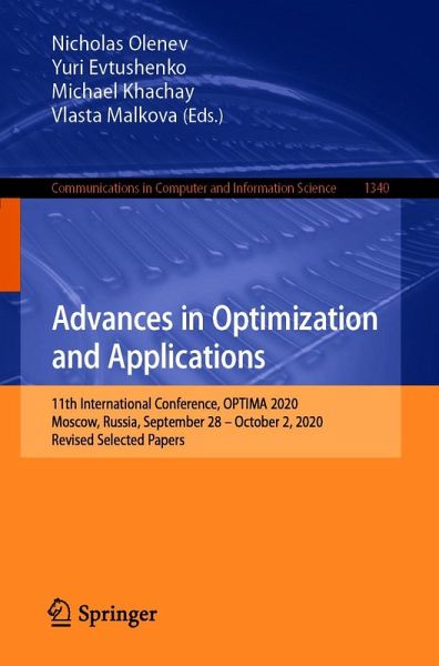 Advances in Optimization and Applications (eBook, PDF)