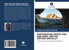 Cover RHETORISCHE KRITIK VON BEN OKRI, DER DIE GÖTTER ERSTELLT