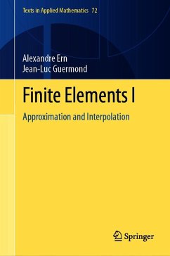 Finite Elements I (eBook, PDF) - Ern, Alexandre; Guermond, Jean-Luc