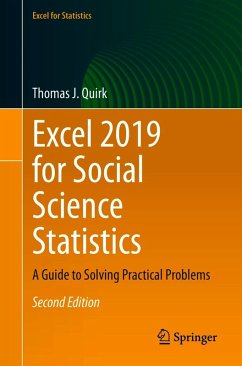 Excel 2019 for Social Science Statistics (eBook, PDF) - Quirk, Thomas J.