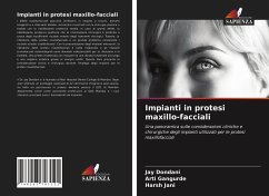 Impianti in protesi maxillo-facciali - Dondani, Jay;Gangurde, Arti;Jani, Harsh