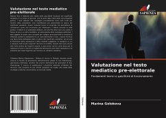 Valutazione nel testo mediatico pre-elettorale - Golokova, Marina