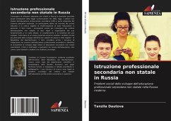 Cover Istruzione professionale secondaria non statale in Russia