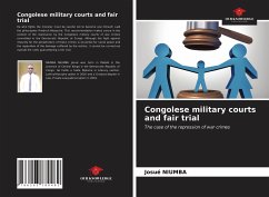 Congolese military courts and fair trial - NIUMBA, Josué