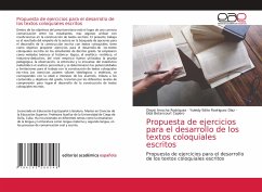 Propuesta de ejercicios para el desarrollo de los textos coloquiales escritos - Arrocha Rodríguez, Olaysi;Rodríguez Díaz, Yuleidy Edita;Betancourt Cepero, Eida