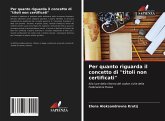 Per quanto riguarda il concetto di "titoli non certificati"