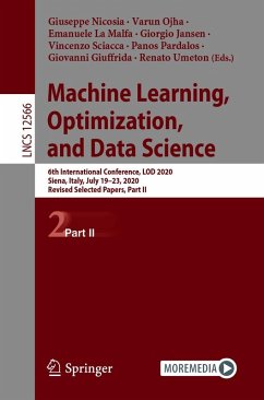 Cover Machine Learning, Optimization, and Data Science (eBook, PDF)