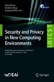 Security and Privacy in New Computing Environments (eBook, PDF)