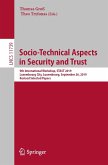 Socio-Technical Aspects in Security and Trust (eBook, PDF)