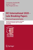 HCI International 2020 - Late Breaking Papers: Virtual and Augmented Reality (eBook, PDF)