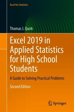 Excel 2019 in Applied Statistics for High School Students (eBook, PDF) - Quirk, Thomas J.