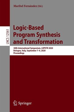 Logic-Based Program Synthesis and Transformation (eBook, PDF)