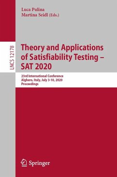 Theory and Applications of Satisfiability Testing - SAT 2020 (eBook, PDF)