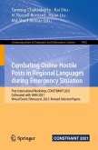 Combating Online Hostile Posts in Regional Languages during Emergency Situation (eBook, PDF)