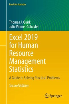 Excel 2019 for Human Resource Management Statistics (eBook, PDF) - Quirk, Thomas J.; Palmer-Schuyler, Julie