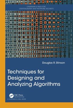 Techniques for Designing and Analyzing Algorithms (eBook, ePUB) - Stinson, Douglas R.