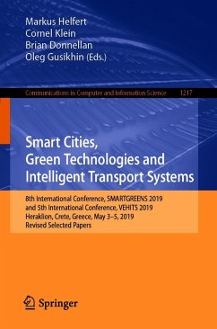 Cover Smart Cities, Green Technologies and Intelligent Transport Systems (eBook, PDF)