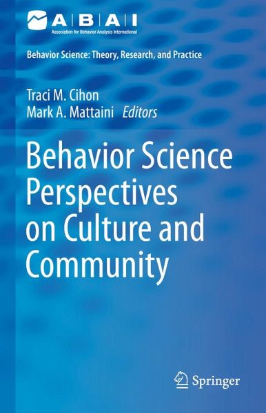 Behavior Science Perspectives on Culture and Community (eBook, PDF)