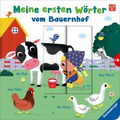 Meine ersten Wörter vom Bauernhof - Sprechen lernen mit großen Schiebern und Sachwissen für Kinder ab 12 Monaten - Frank, Cornelia