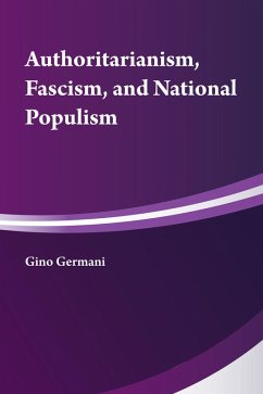 Cover Authoritarianism, National Populism and Fascism (eBook, PDF)