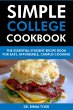 Simple College Cookbook: The Essential... - Bild 1
