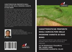 CARATTERISTICHE PREFERITE DAGLI AGRICOLTORI DELLE MODERNE VARIETÀ DI RISO BORO - Chowdhury, A K M Shahnewaz;Amin, Md. Ruhul;Islam, Mohammad Ashraful