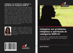 Indagine sul problema religioso o spirituale di categoria DSM-IV - Brown, Jean