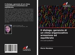 Il dialogo, garanzia di un clima organizzativo armonioso ed equilibrato - Mendoza, María