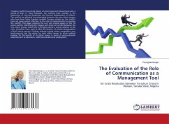 The Evaluation of the Role of Communication as a Management Tool - Igbashangev, Paul