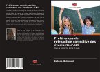 Préférences de rétroaction corrective des étudiants d'ALS