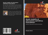 Quale modello di educazione nell'Africa francofona?