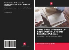 Texto Único Ordenado Do Regulamento Geral Dos Registros Públicos - Sandoval Pinto, Carmen
