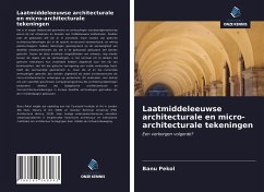 Laatmiddeleeuwse architecturale en micro-architecturale tekeningen - Pekol, Banu