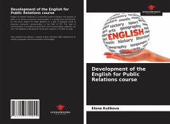 Development of the English for Public Relations course - Kulikova, Elena