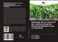 RÉPONSE DE LA TAILLE ET DE L'APPLICATION DE MICRONUTRIMENTS SUR LE POIVRON - Shinde, V.N.;Bhalerao, R.V.;Kamble, V.P.