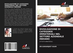 Cover DIVULGAZIONE DI CATEGORIE IMMATERIALI NEL SETTORE AZIENDALE INDIANO